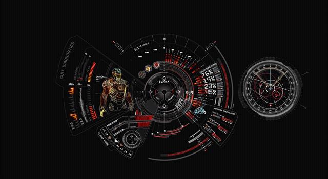 Iron Man Suit Diagnostic, Iron-Man statistics digital wallpaper, HD wallpaper