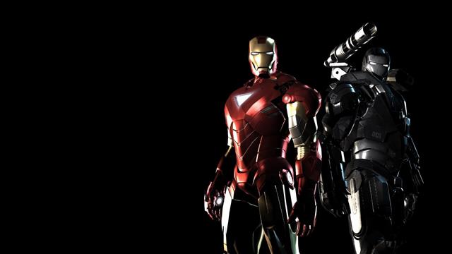 Marvel Iron-Man wallpaper, Iron Man, Iron Man 2, black background, HD wallpaper