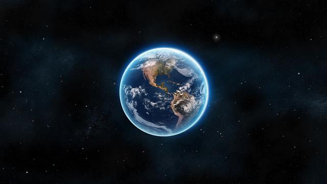 illustration of earth, space, planet, glowing, space art, digital art, HD wallpaper