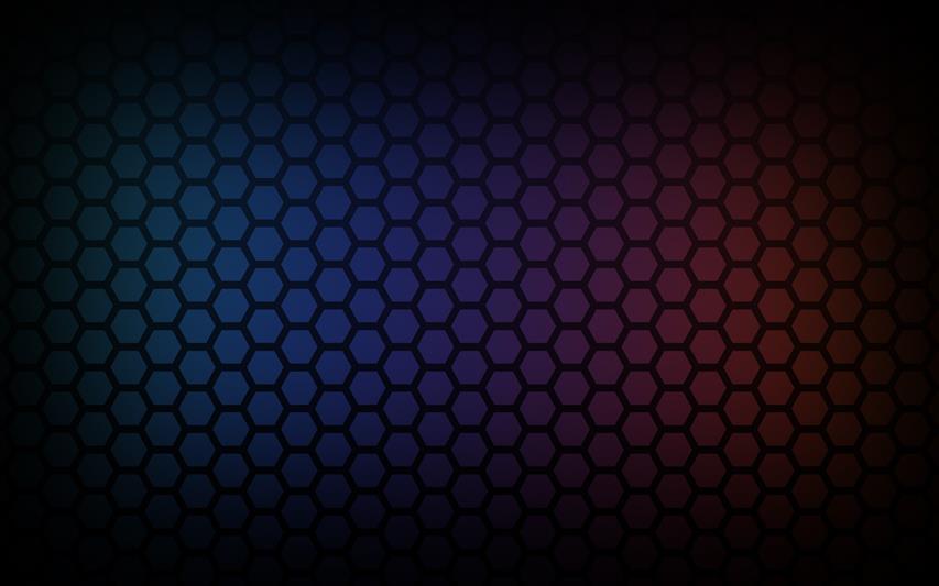 Colorful, Gradient, hexagon, honeycombs, pattern, HD wallpaper