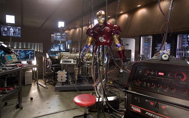 Iron-Man armor, Iron Man, Tony Stark, indoors, no people, technology, HD wallpaper