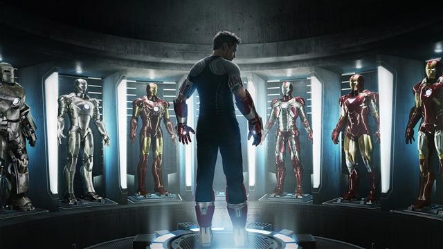 Iron Man poster, Iron Man 3, Robert Downey Jr., full length, standing, HD wallpaper