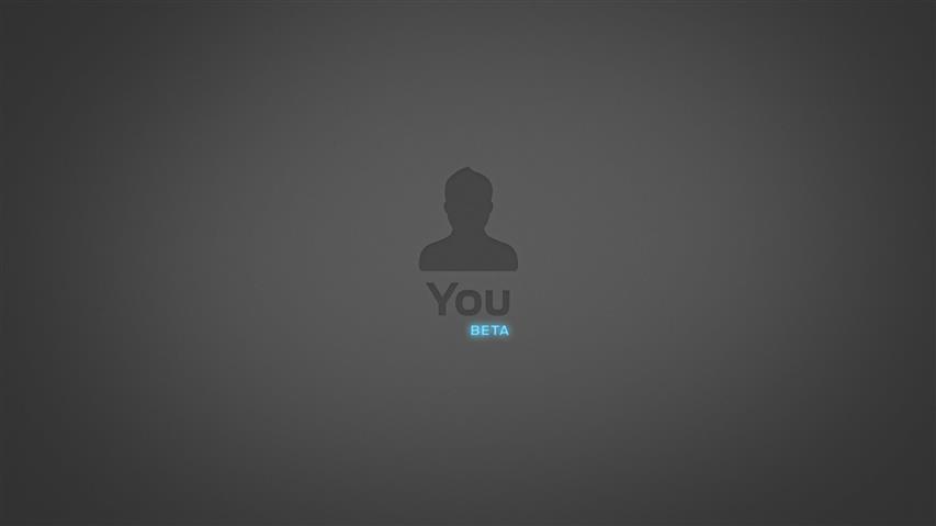you beta text overlay, minimalism, gray background, simple background, HD wallpaper