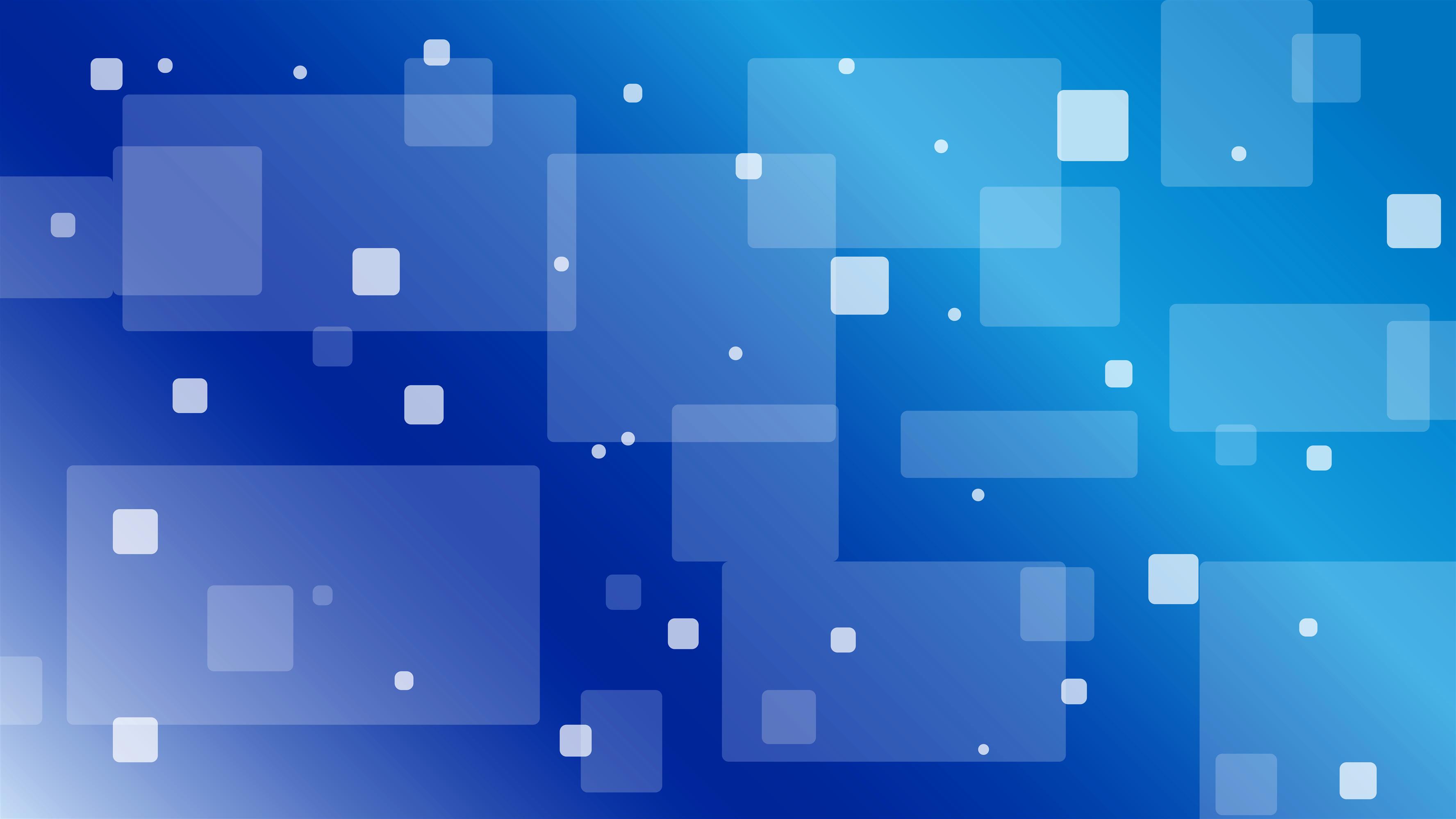 blue and white squares illustration, abstraction, pattern, color, HD wallpaper