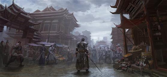 group of people fighting wallpaper, artwork, kung fu, sword, Dynasty Warriors, HD wallpaper