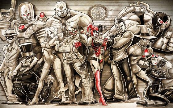 villain character digital wallpaper, Harley Quinn, Batman, Joker, HD wallpaper
