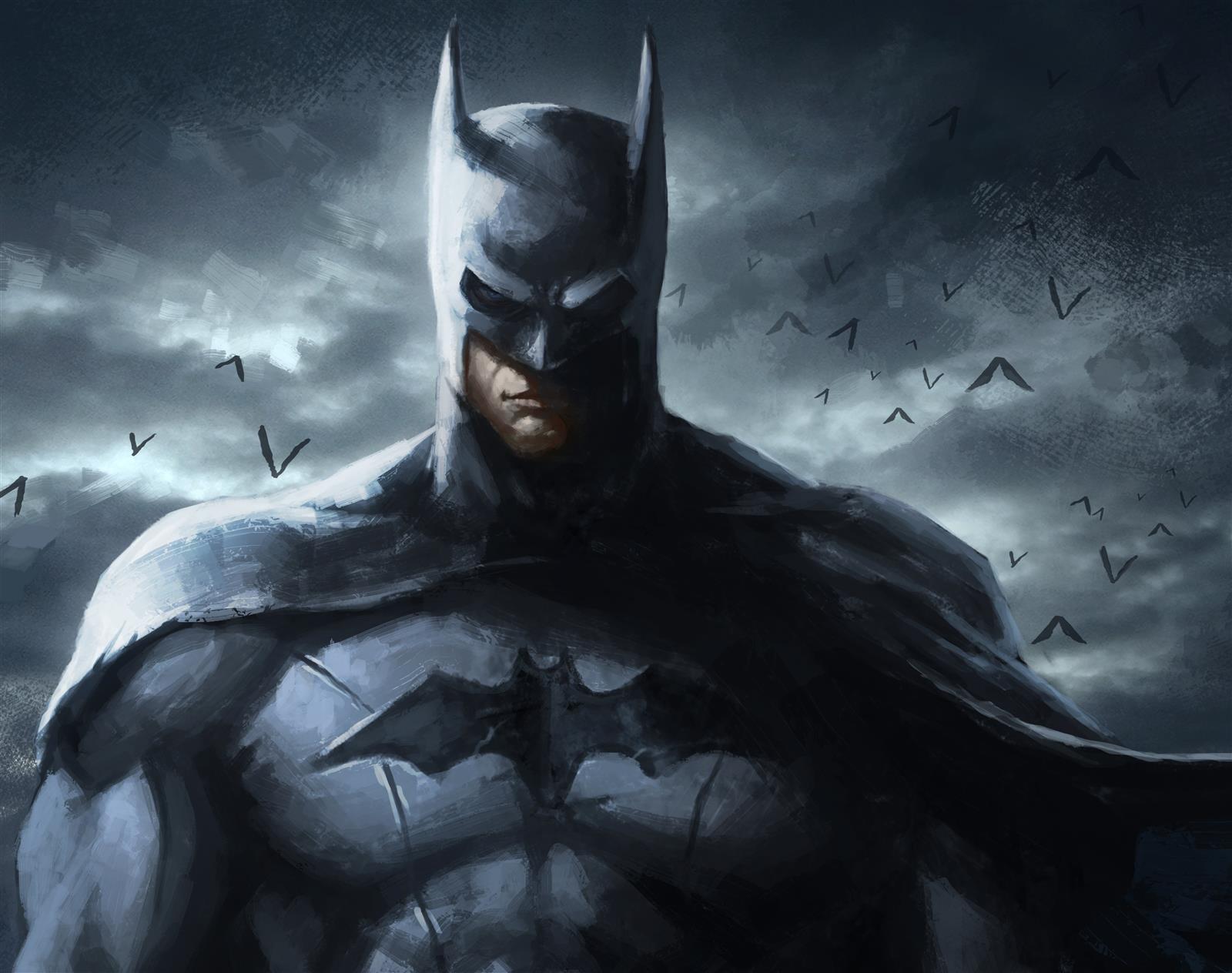 DC Batman digital wallpaper, dark knight, dc comics, superhero, HD wallpaper