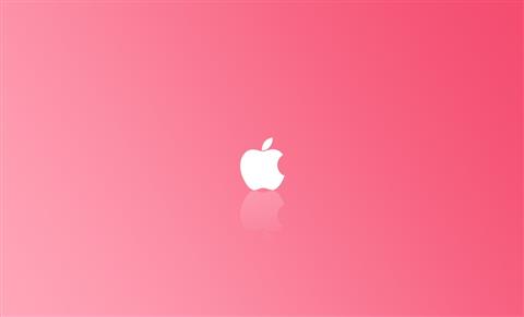 Apple Simple Pink, Computers, Mac, Background, Logo, Minimalism, HD wallpaper