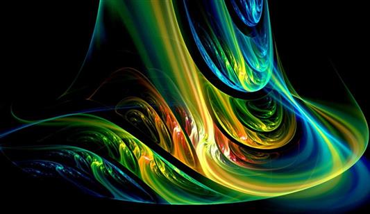 yellow, green, blue, and red digital wallpaper, abstract, motion, HD wallpaper