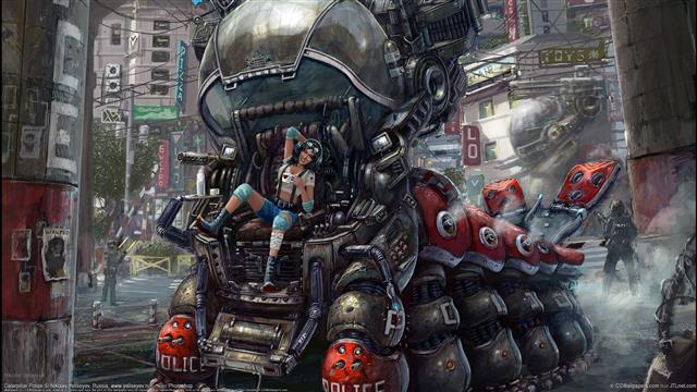 digital game wallpaper, cyberpunk, science fiction, women, futuristic city, HD wallpaper