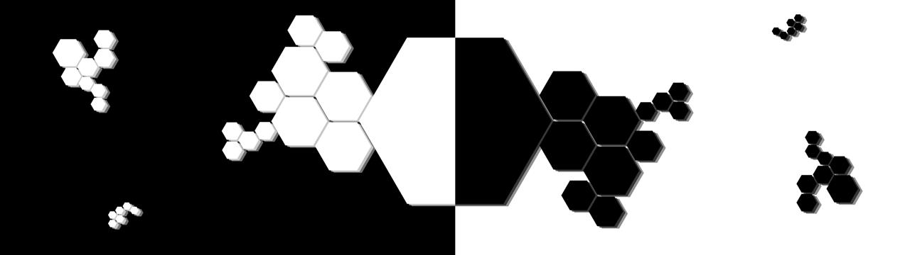 black and white honeycomb wallpaper, minimalism, monochrome, abstract, HD wallpaper