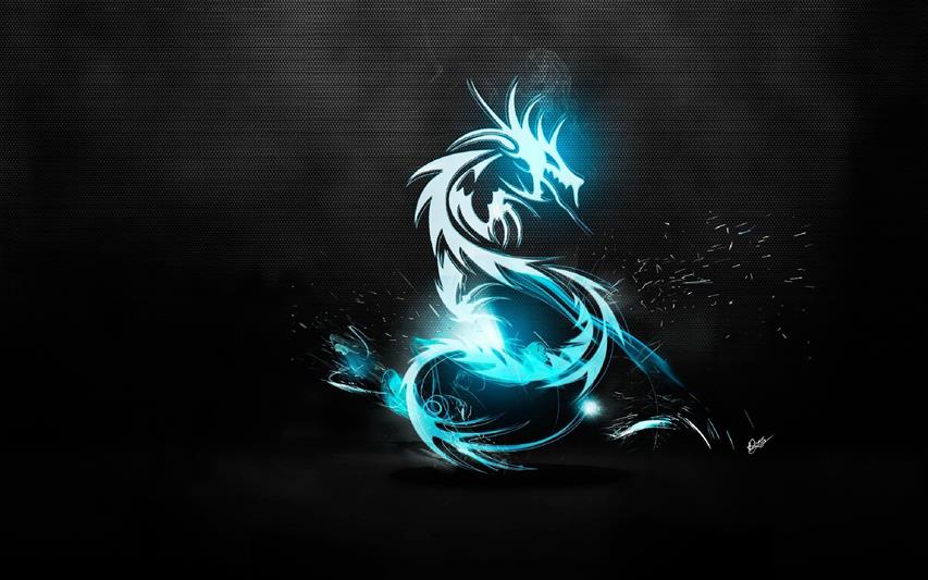 blue dragon illustration, backtrack, Kali Linux, penetration testing, HD wallpaper