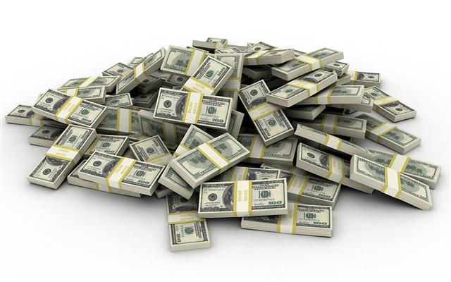 Pile of Money, usd, dollar pile, money pile, HD wallpaper