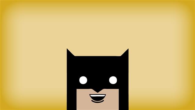 LEGO Batman digital wallpaper, minimalism, simple background, HD wallpaper