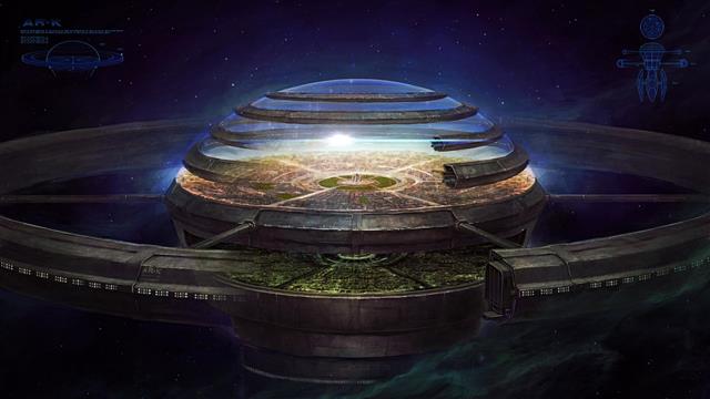 dome building digital wallpaper, fantasy art, space, science fiction, HD wallpaper