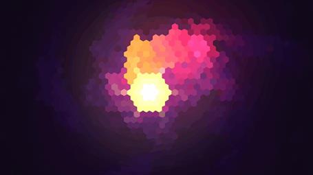 pixel art wallpaper, purple, hexagon, colorful, digital art, no people, HD wallpaper
