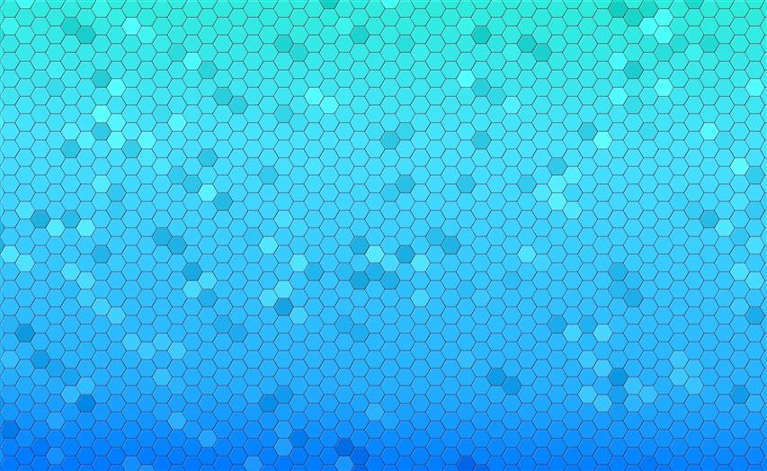 Blue Haxagons Pattern, blue and white honeycomb wallpaper, Aero, HD wallpaper