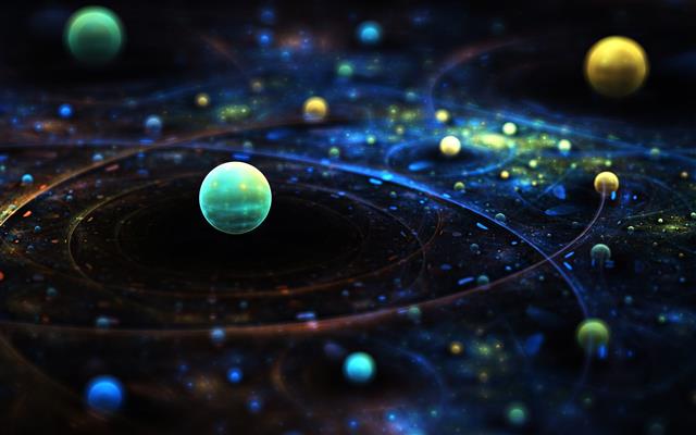 solar system illustration, selective focus photography of planet, HD wallpaper
