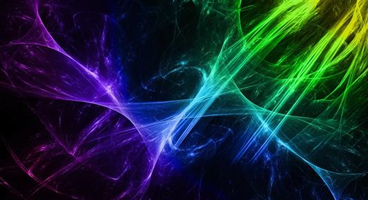 Rainbow Aura Glow HD, purple, blue, and green abstract graphic wallpaper, HD wallpaper