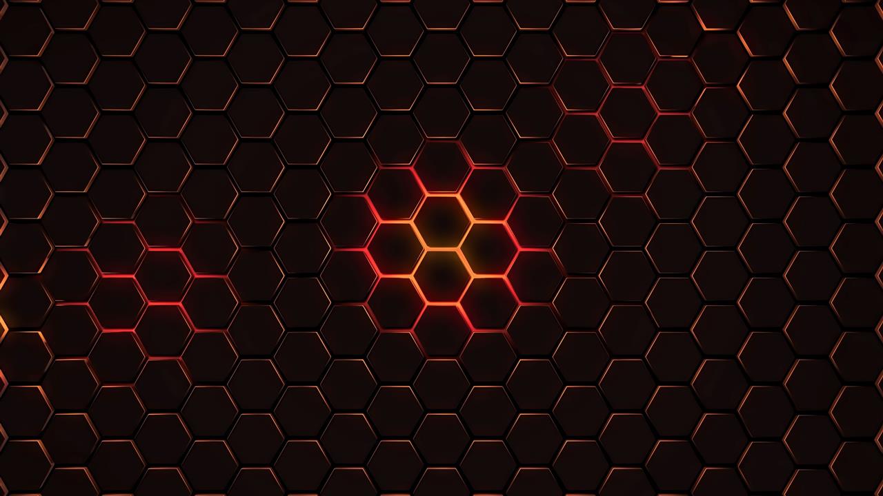 grey and black illustration, abstract, geometry, hexagon, pattern, HD wallpaper