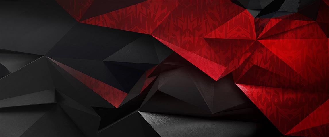 black and red abstract digital wallpaper, Acer, shape, backgrounds, HD wallpaper