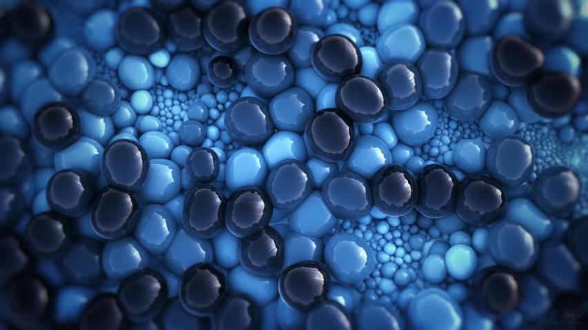 blue and black marbles digital wallpaper, abstract, 3D, Mario Tran Phuc, HD wallpaper