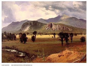 landscape photography of mountain, Albert Bierstadt, painting, HD wallpaper