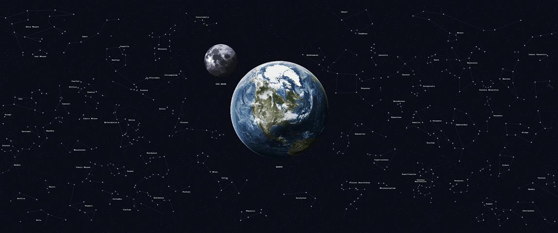 planet earth and moon wallpaper, 8-bit, pixel art, pixels, stars, HD wallpaper