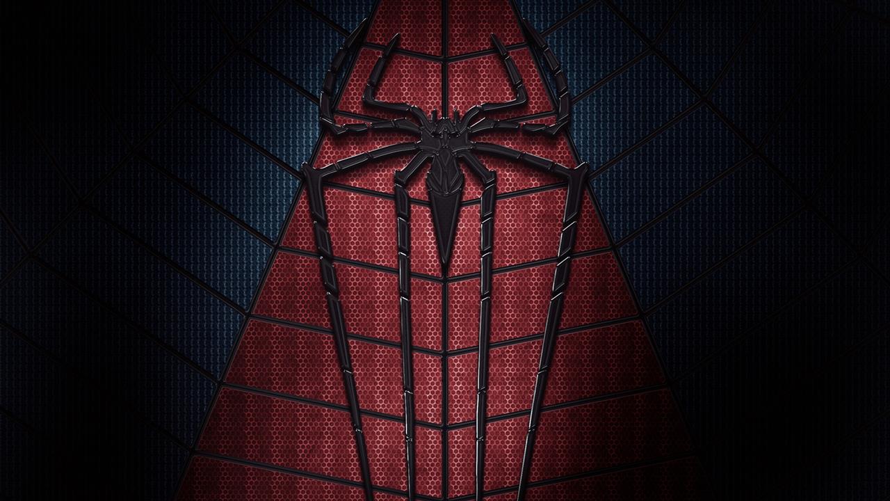 Spider-Man wallpaper, Marvel Comics, superhero, logo, dark, red, HD wallpaper