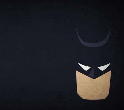 Batman wallpaper, DC Comics, minimalism, digital art, simple background, HD wallpaper
