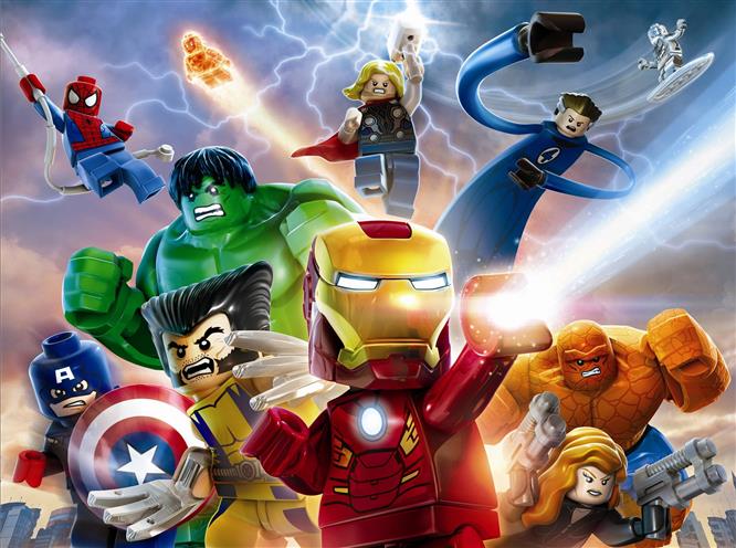Lego Marvel Avengers wallpaper, Marvel Super Heroes, The Avengers, HD wallpaper