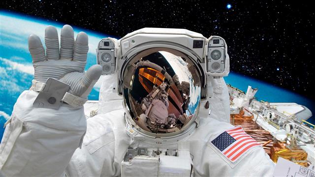 astronaut, space, earth, nasa, international space station, HD wallpaper
