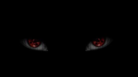 anime, black background, eyes, Naruto Shippuuden, Sharingan, HD wallpaper