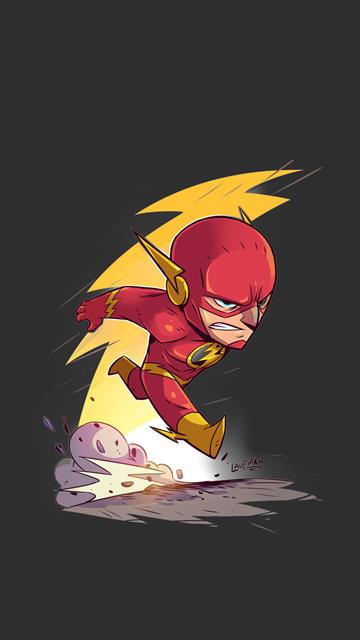 The Flash illustration, superhero, DC Comics, archival, black background, HD wallpaper