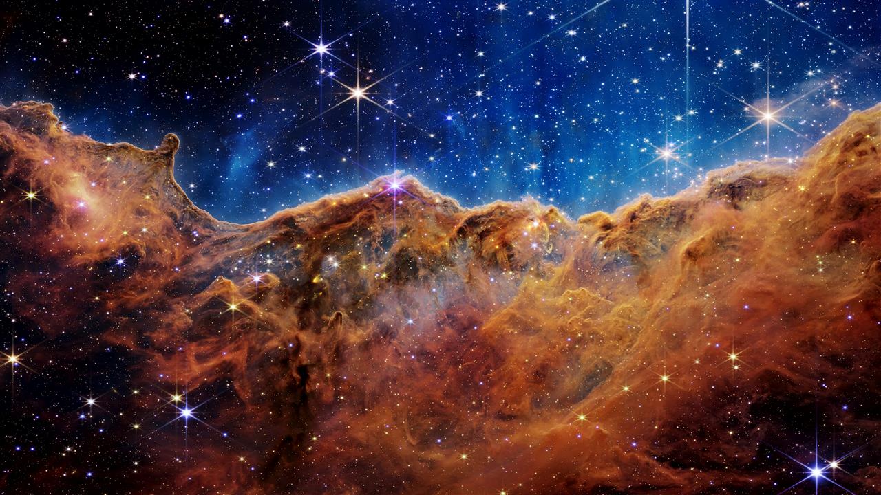 James Webb Space Telescope, Carina Nebula, stars, galaxy, HD wallpaper
