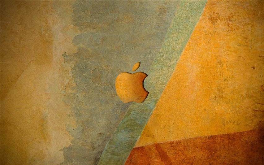 Different Apple Logo, logo apple, background, grunge, vintage, HD wallpaper