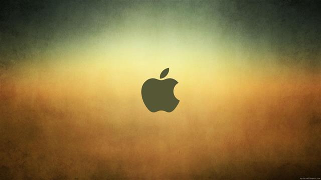 Apple logo on gradient background, apple logo, brand, HD wallpaper