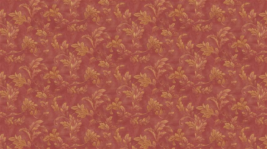 pink and yellow floral pattern, leaves, branches, red, background, HD wallpaper