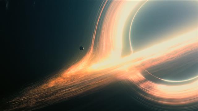 space, Interstellar (movie), planet, black holes, Gargantua, HD wallpaper