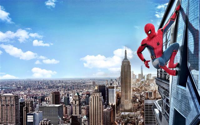 Spider-Man digital wallpaper, Spider-Man: Homecoming, Building, HD wallpaper