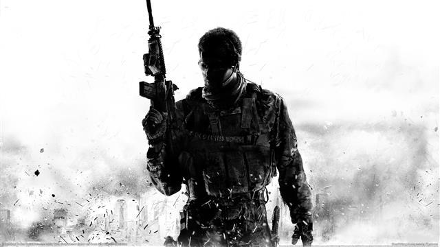 Call of Duty Modern Warfare COD Soldier BW HD, video games, HD wallpaper