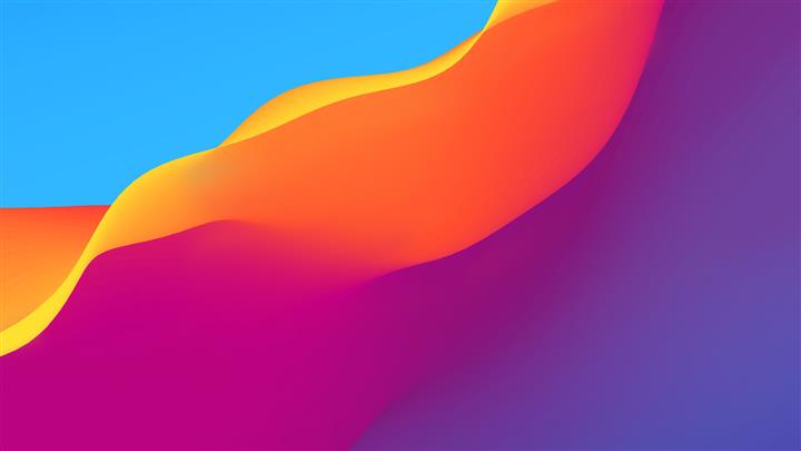Colorful Gradient Waves Honor Play Stock, multi colored, no people, HD wallpaper
