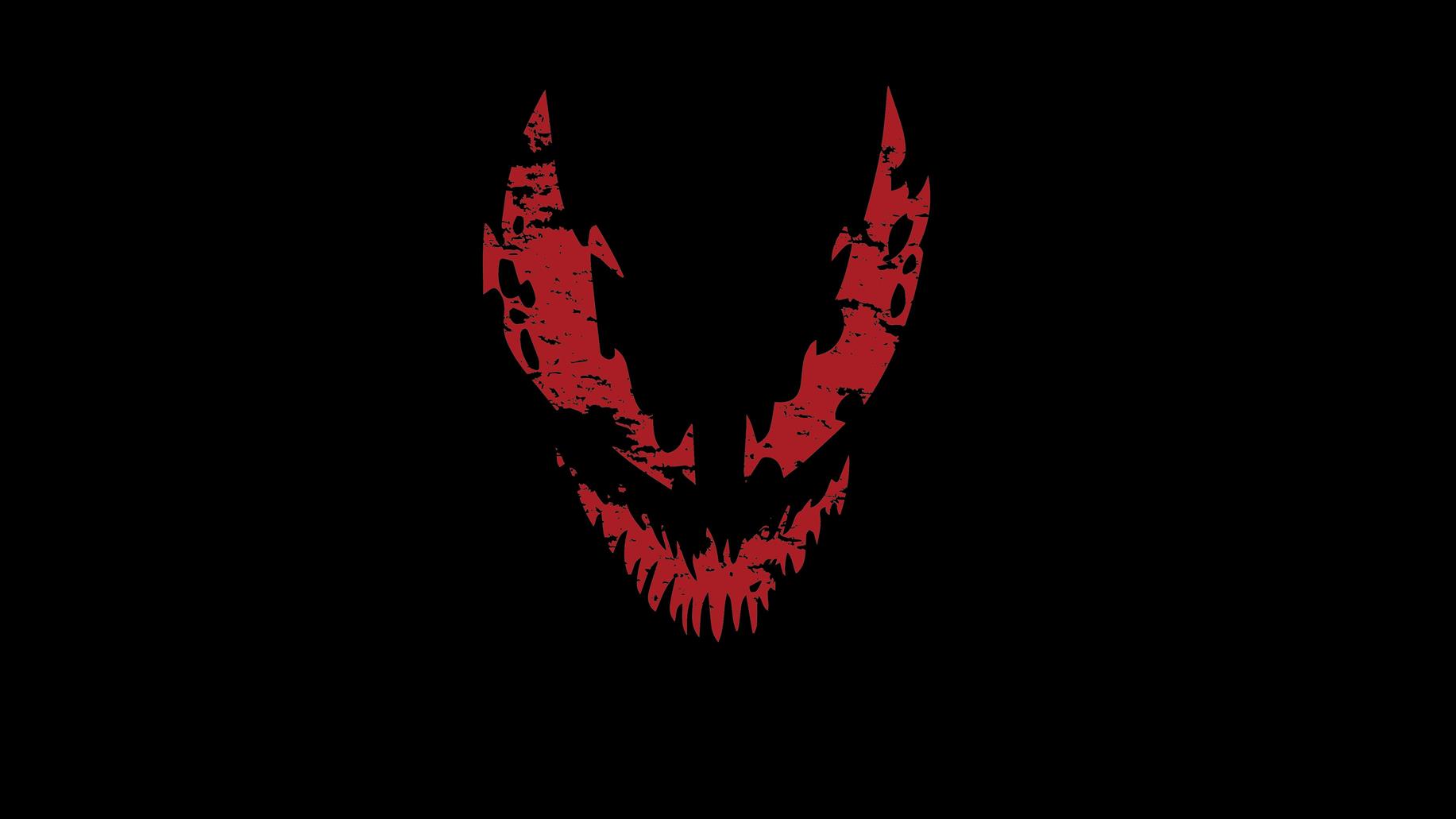 red and black venom illustration, comics, Carnage, Marvel Comics, HD wallpaper