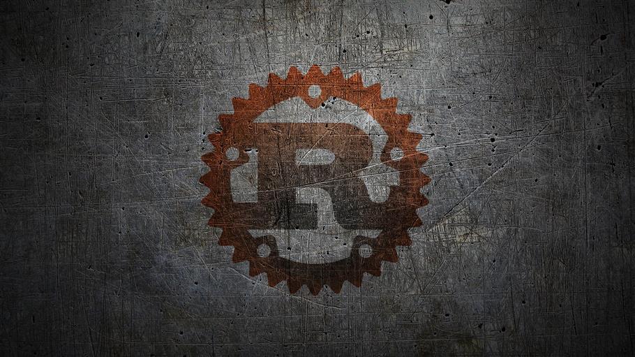 red R logo, rust, code, programming language, no people, textured, HD wallpaper