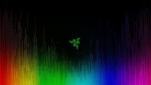 Razer logo digital wallpaper, Razer Inc., green color, night, HD wallpaper