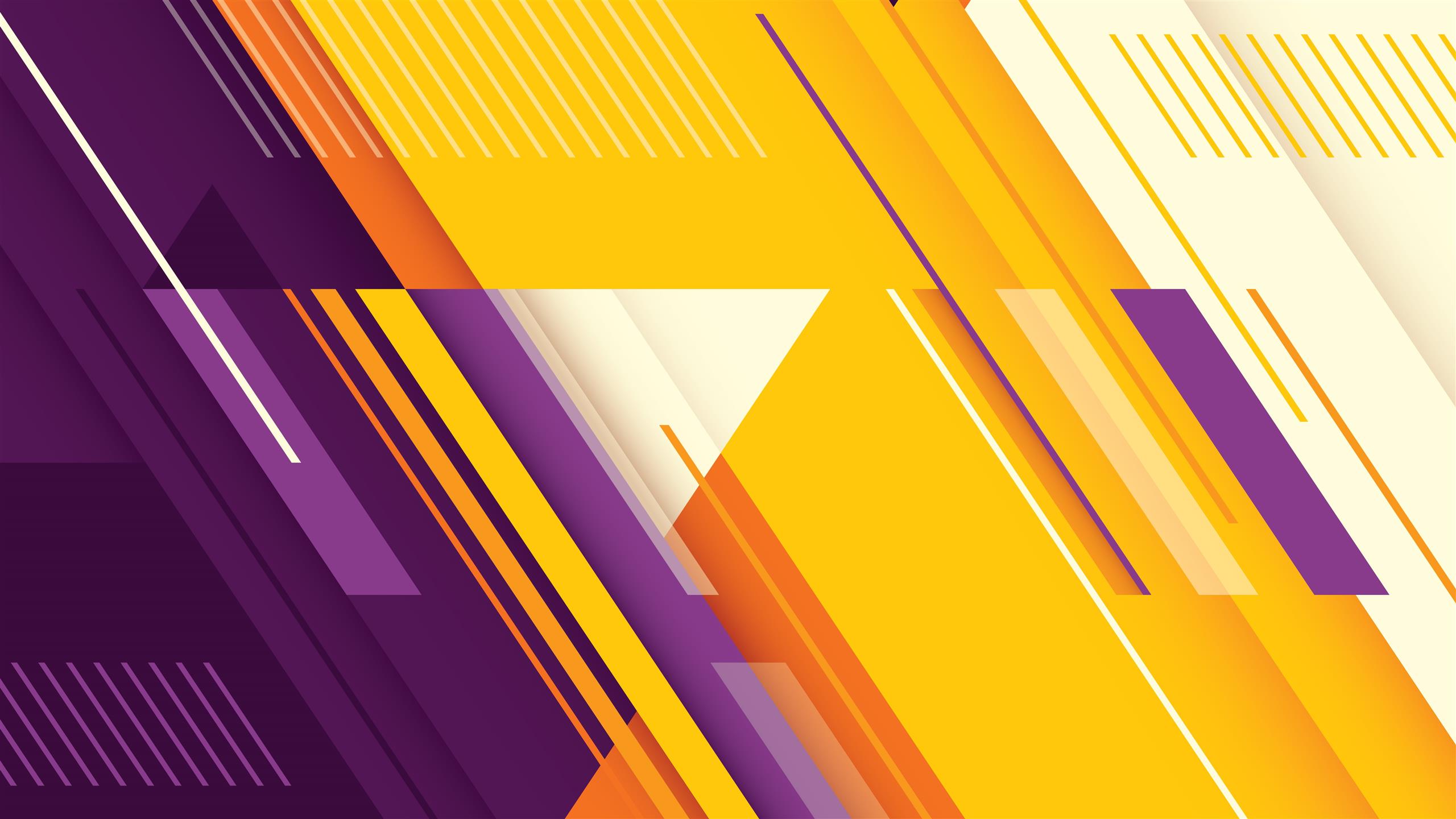 orange, yellow, purple, graphic design, graphics, pattern, line, HD wallpaper