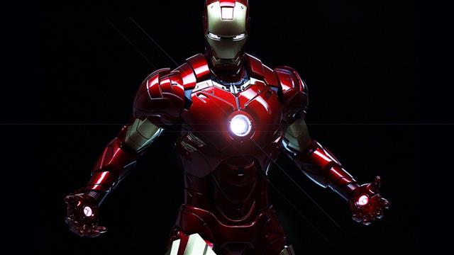 Marvel Iron Man illustration, cinema, golden, power, cartoon, HD wallpaper