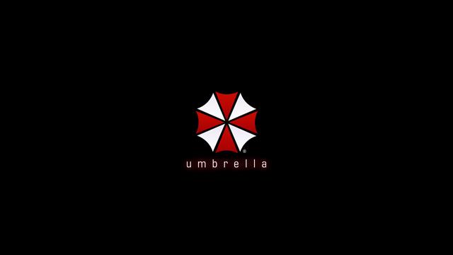 Umbrella Corporation Umbrella Resident Evil Black Logo HD, video games, HD wallpaper