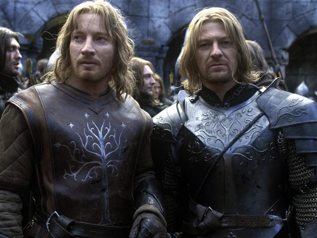 celebrity the lord of the rings actors sean bean boromir osgiliath faramir the two towers brothers People Actors HD Art, HD wallpaper