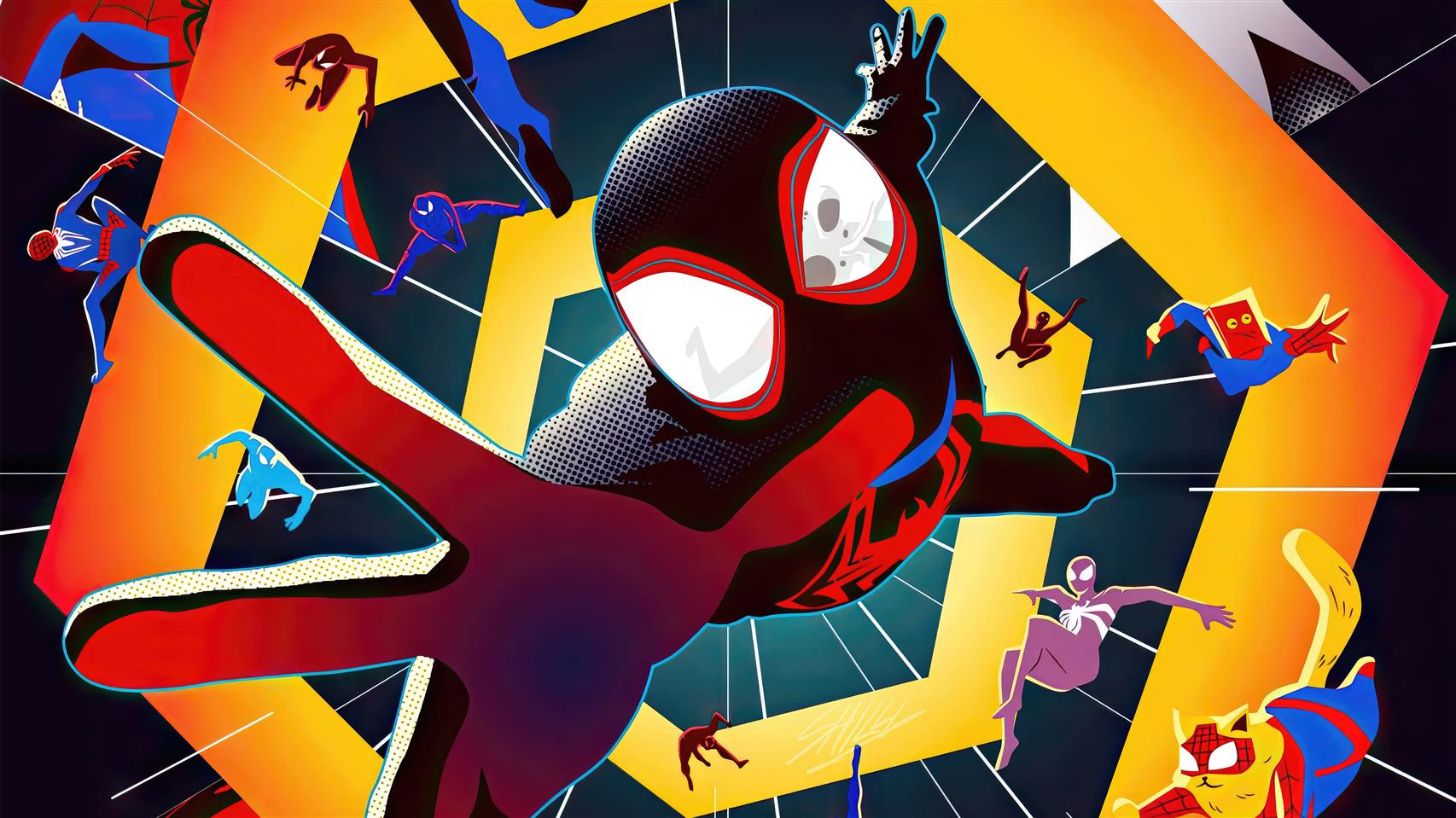 Spider-Man: Across the Spider-Verse, into the spiderverse, Marvel Comics, HD wallpaper